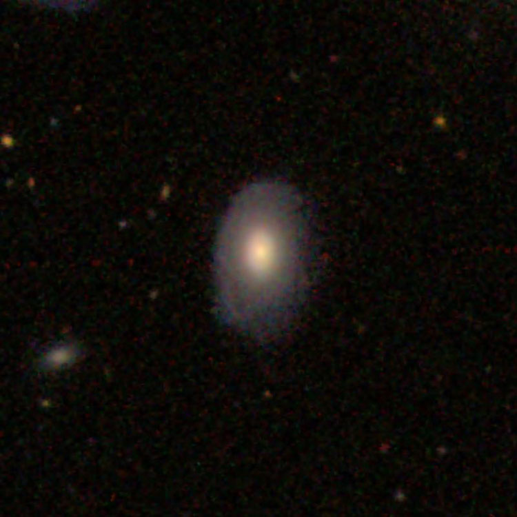 SDSS image of lenticular galaxy IC 3556, which is sometimes misidentified as NGC 4558