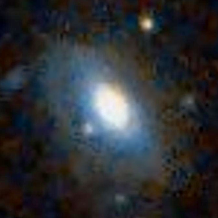 DSS image of lenticular galaxy IC 365