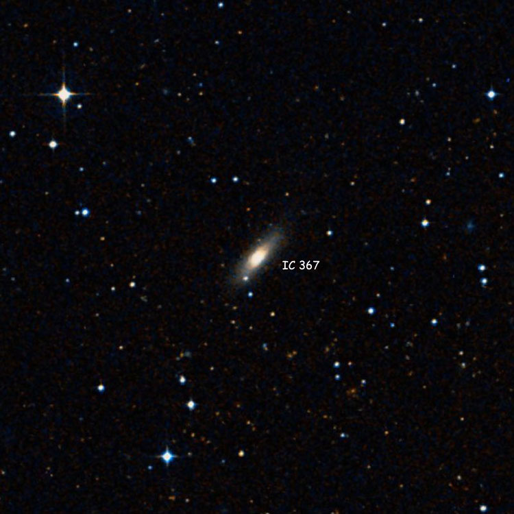 DSS image of region near lenticular galaxy IC 367