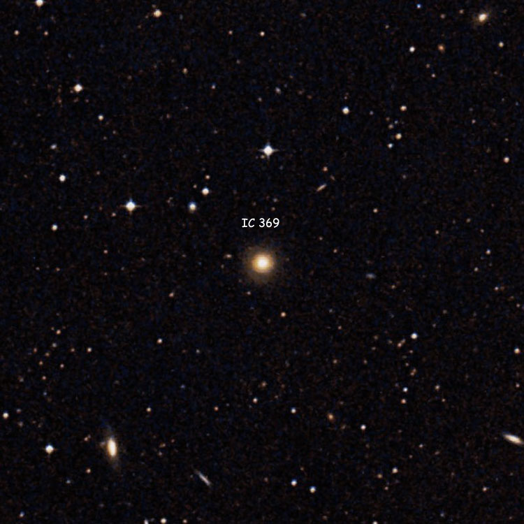 DSS image of region near lenticular galaxy IC 369