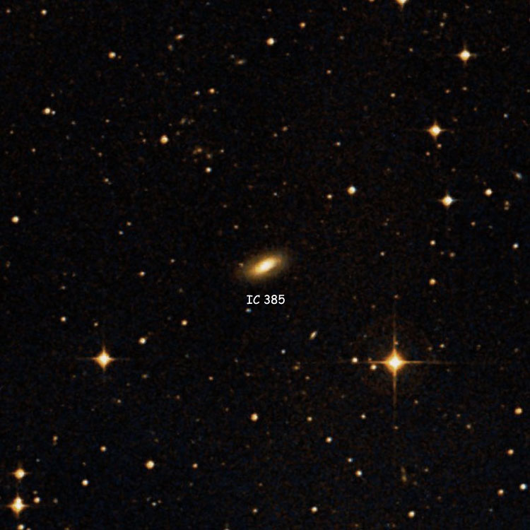 DSS image of region near lenticular galaxy IC 385