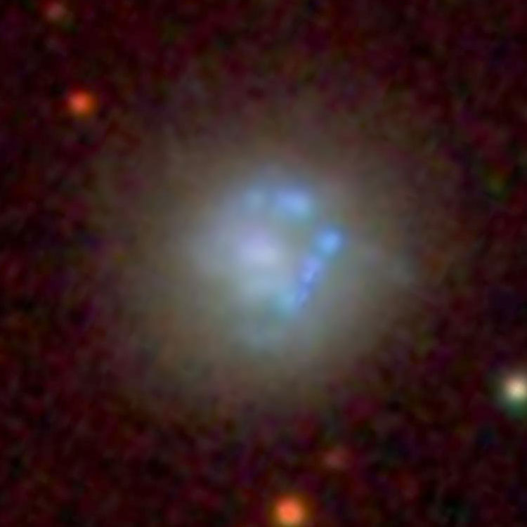 SDSS image of irregular galaxy IC 399