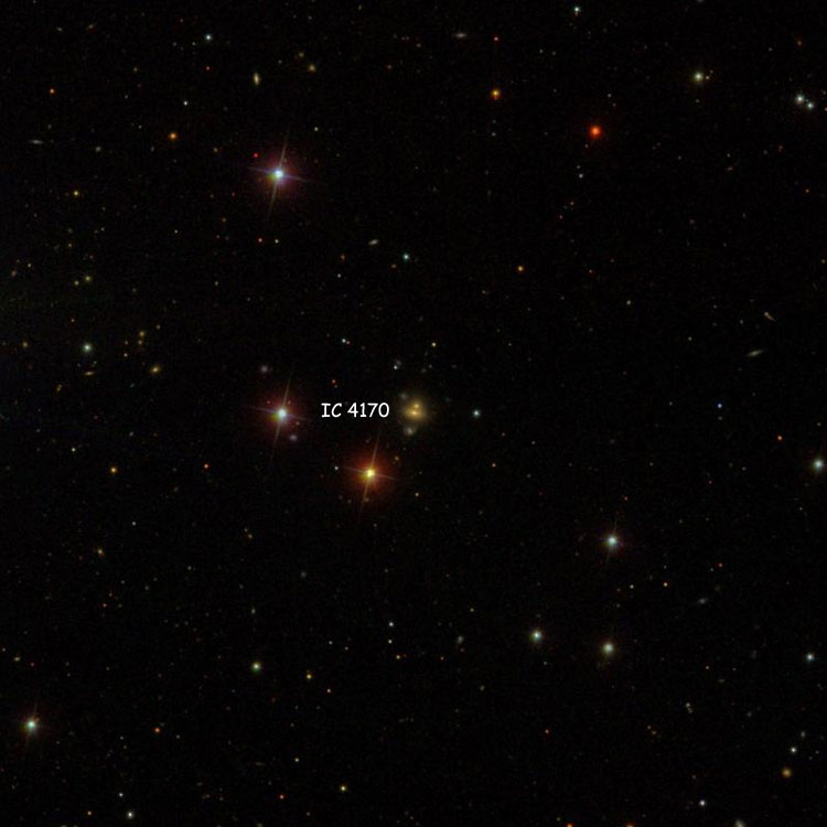 SDSS image of region near IC 4170