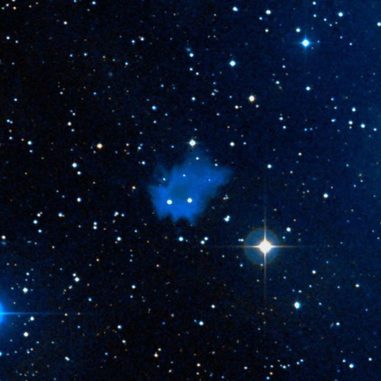 DSS image of region near emission nebula IC 424