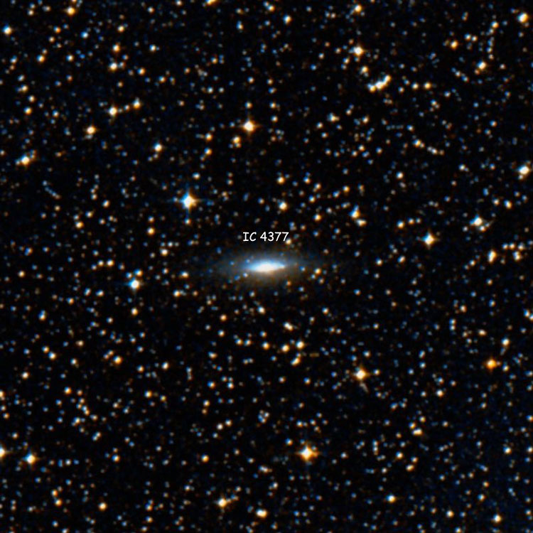 DSS image of region near spiral galaxy IC 4377