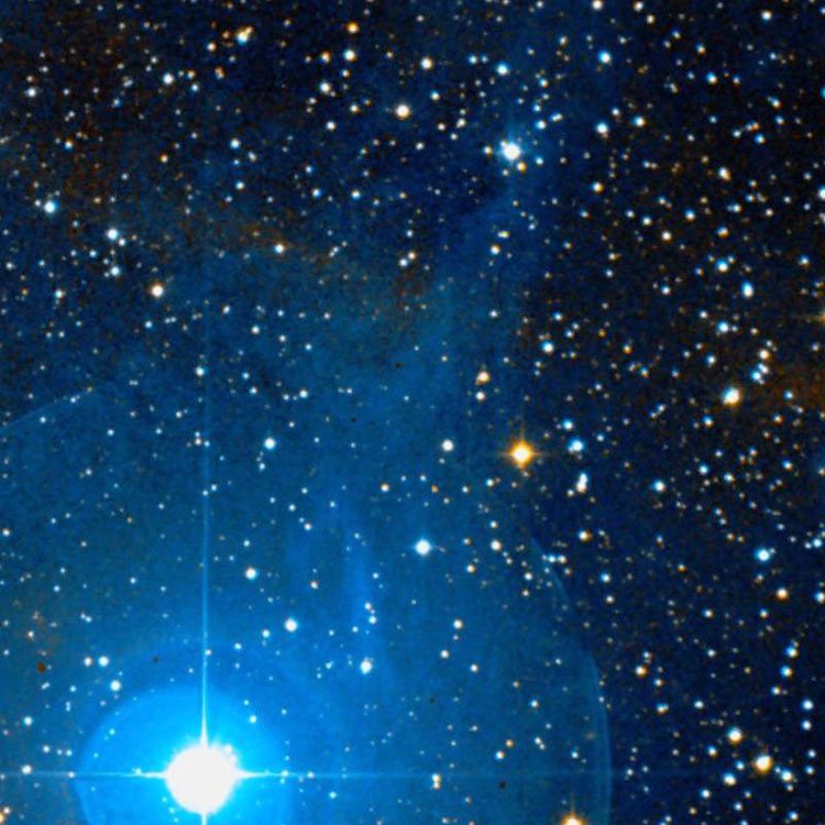 DSS image of region near reflection nebula IC 448