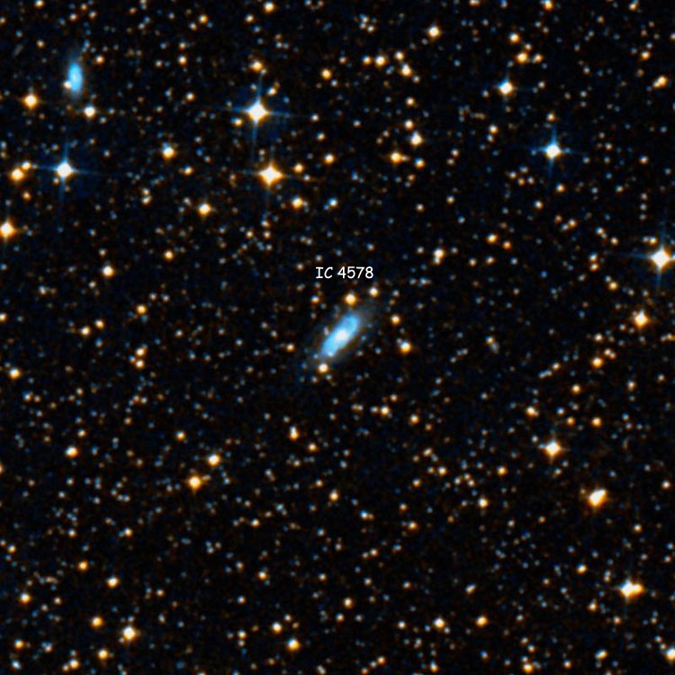 DSS image of region near spiral galaxy IC 4578