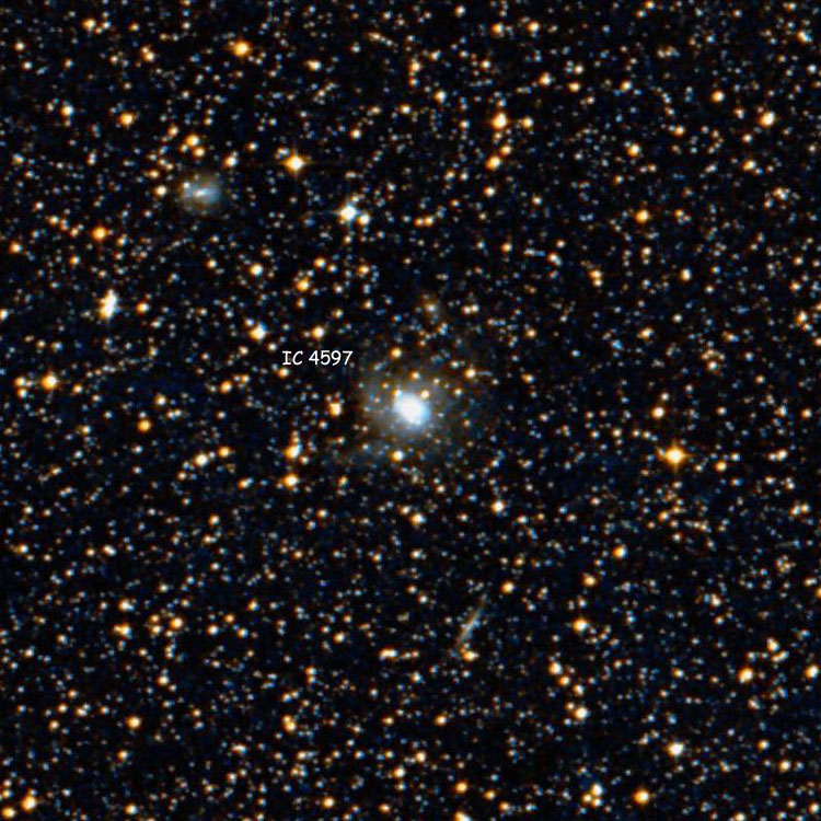 DSS image of region near spiral galaxy IC 4597