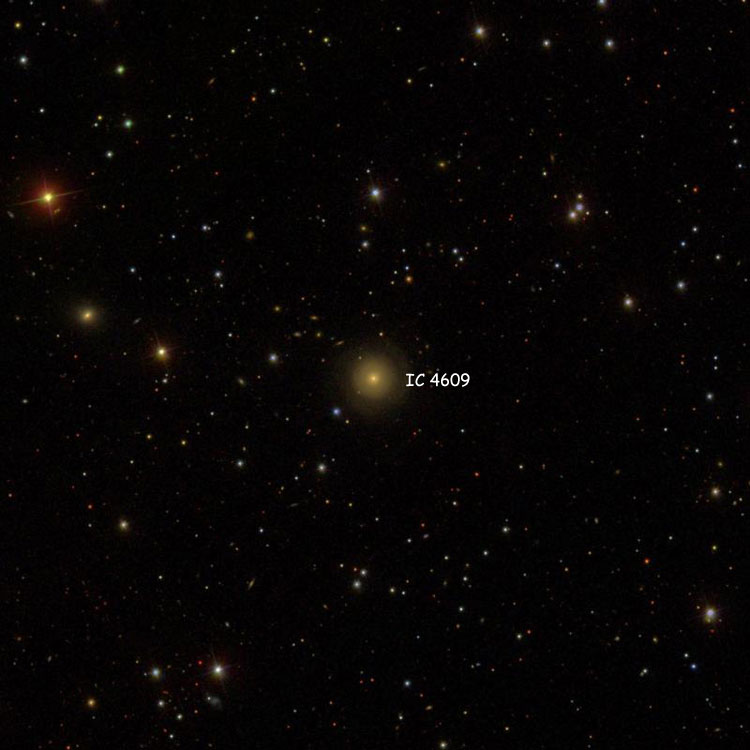 SDSS image of region near lenticular galaxy IC 4609