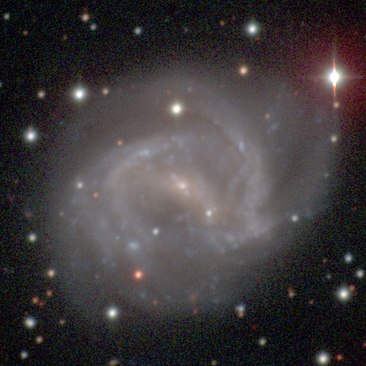 Carnegie-Irvine Galaxy Survey image of spiral galaxy IC 4618