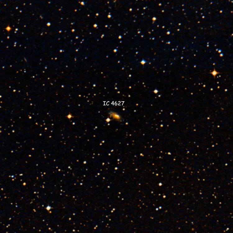 DSS image of region near spiral galaxy IC 4627