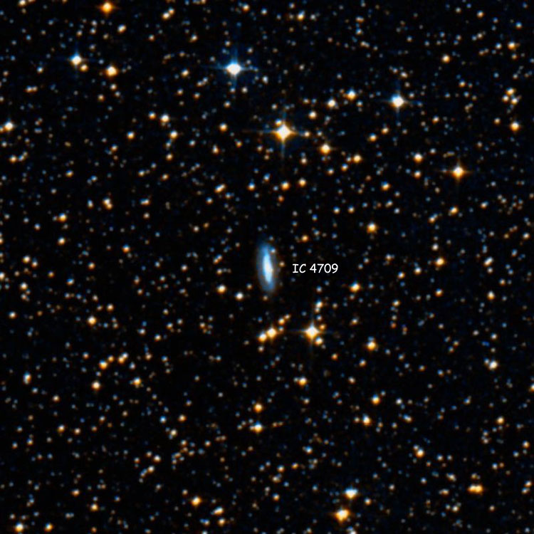 DSS image of region near spiral galaxy IC 4709