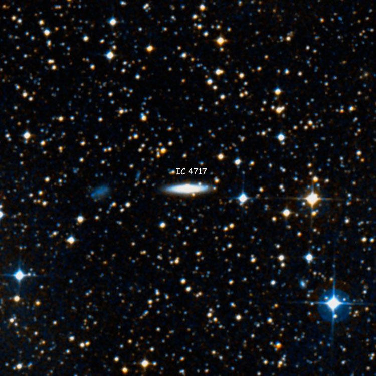 DSS image of region near spiral galaxy IC 4717