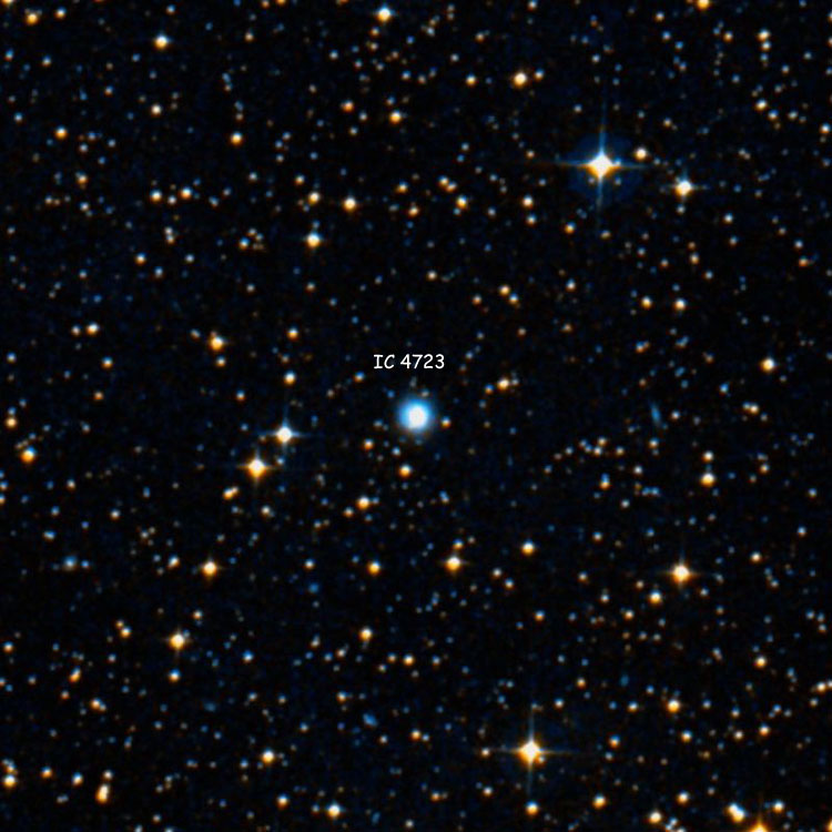 DSS image of region near lenticular galaxy IC 4723