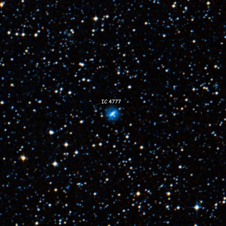 DSS image of region near spiral galaxy IC 4777