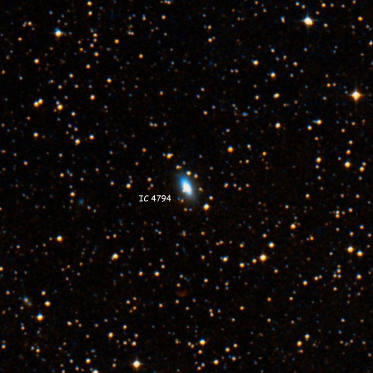 DSS image of region near lenticular galaxy IC 4794