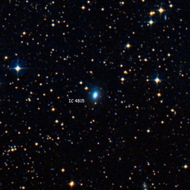 DSS image of region near spiral galaxy IC 4815