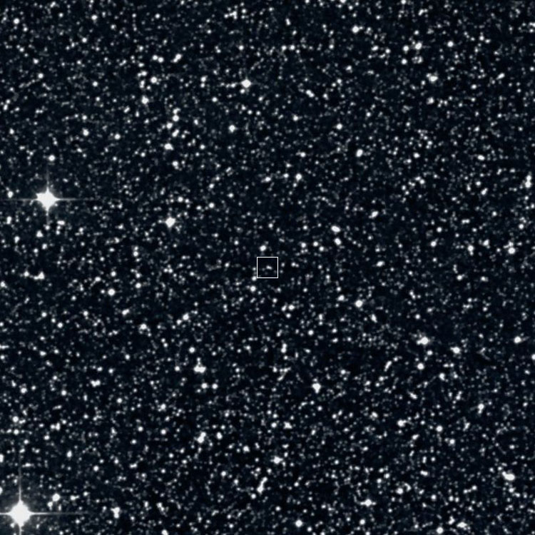 DSS image of the region near Nova Sagittarii 1898, which is IC 4816