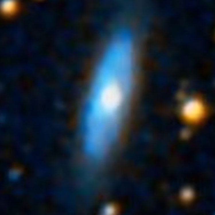 DSS image of lenticular galaxy IC 4884