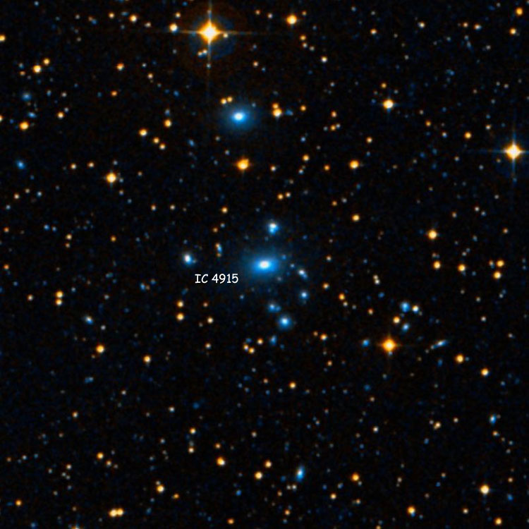DSS image of region near lenticular galaxy IC 4915