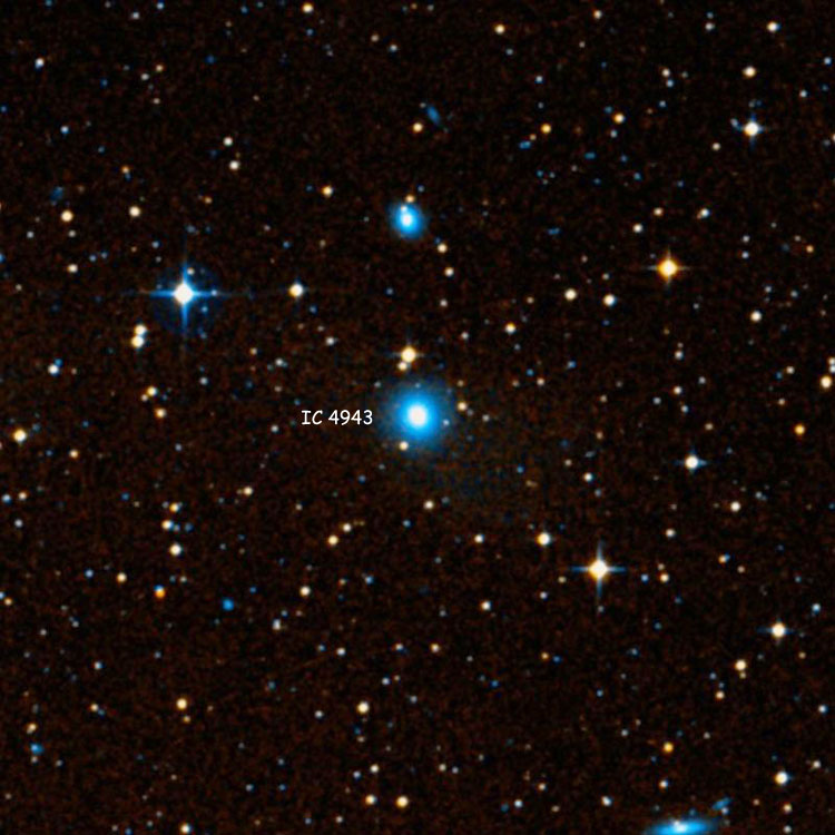 DSS image of region near elliptical galaxy IC 4943