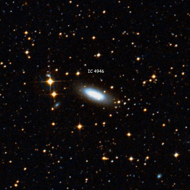 DSS image of region near lenticular galaxy IC 4946
