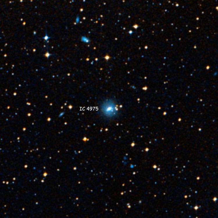 DSS image of region near lenticular galaxy IC 4975