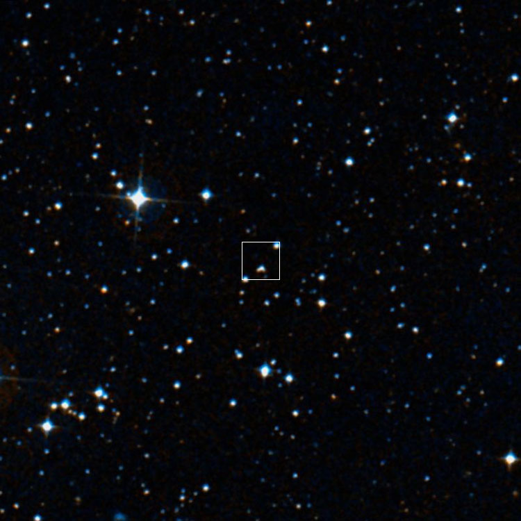 DSS image of region near the apparently nonexistent IC 4988