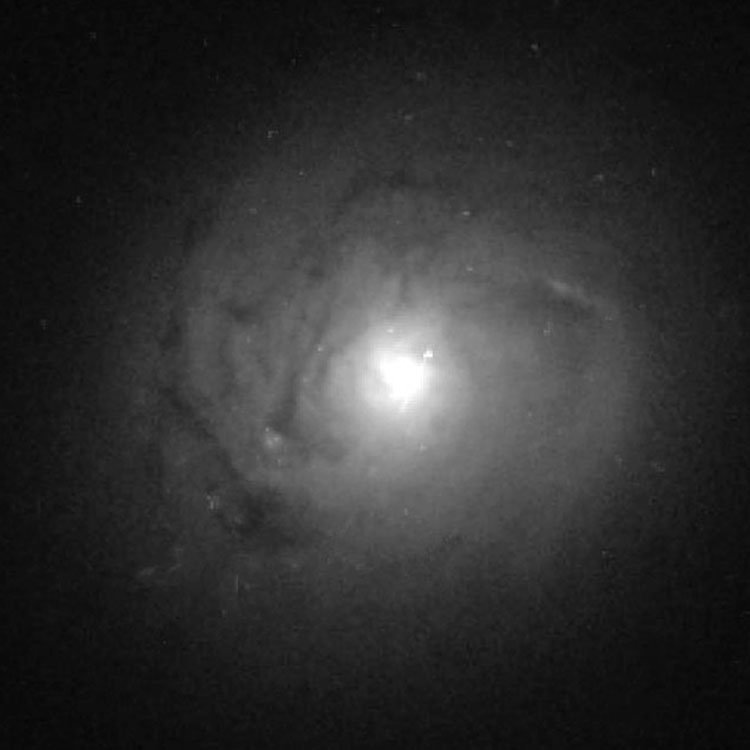 'Raw' HST image of spiral galaxy IC 4995