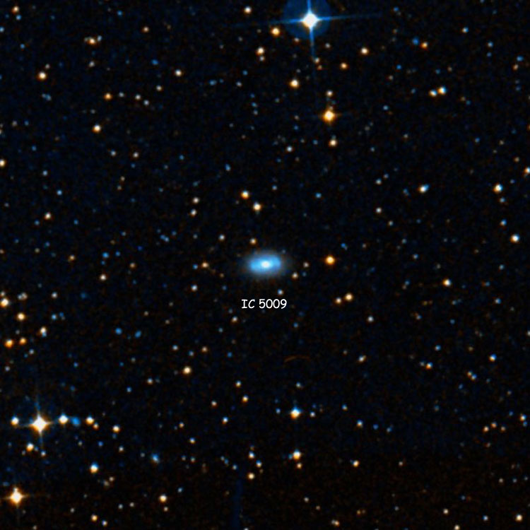 DSS image of region near lenticular galaxy IC 5009