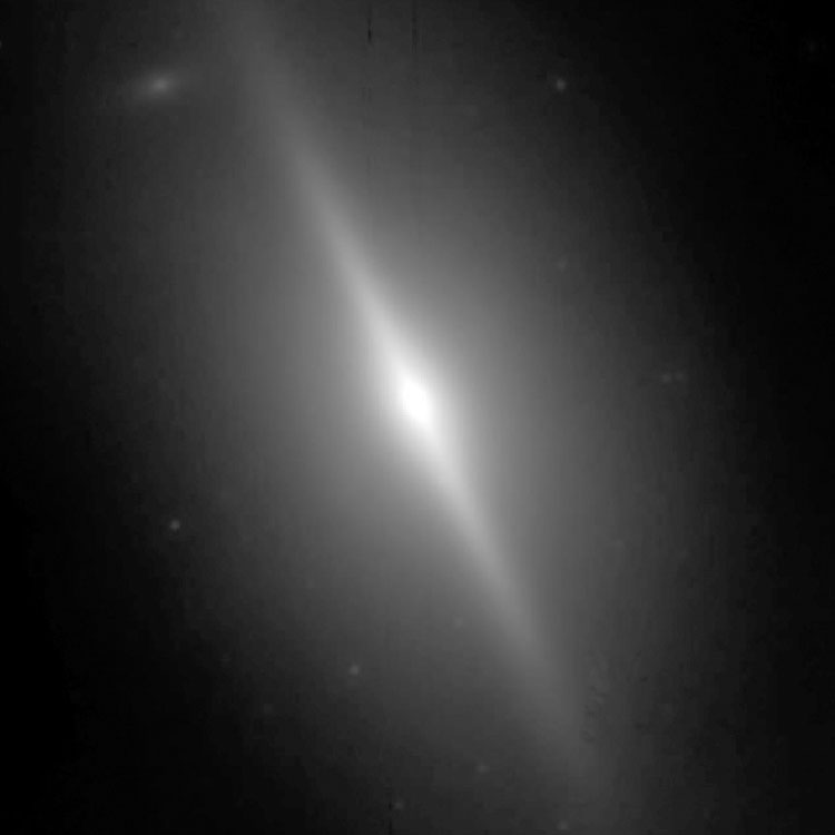 'Raw' HST image of central disc of lenticular galaxy IC 5011