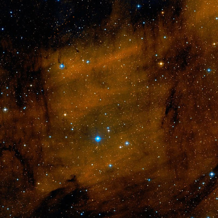 DSS image of emission nebula IC 5068
