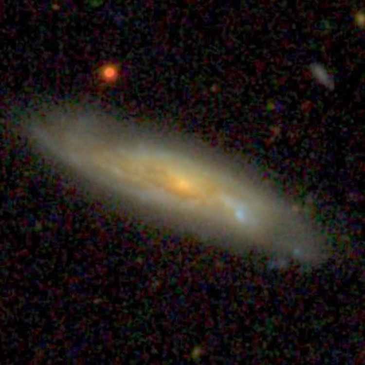 SDSS image of spiral galaxy IC 564, part of Arp 303