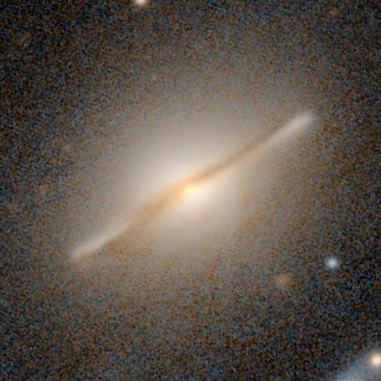 DSS image of spiral galaxy IC 575, also known as Arp 292