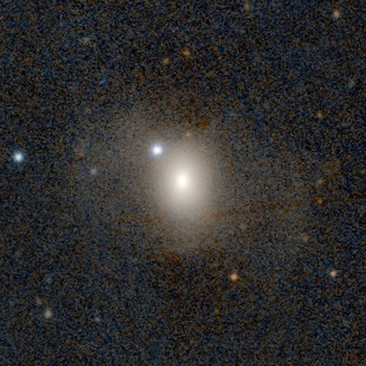 DSS image of lenticular galaxy IC 589