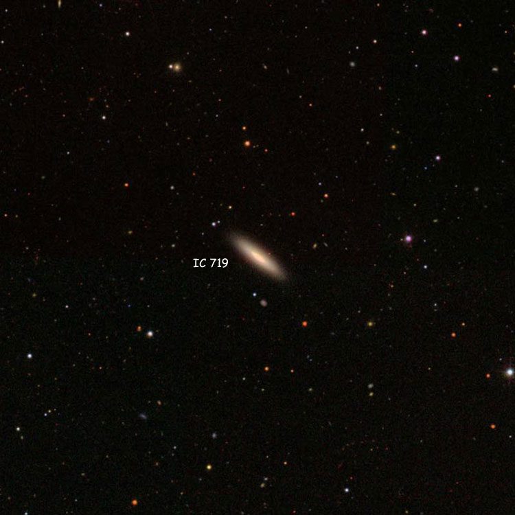 SDSS image of region near lenticular galaxy IC 719