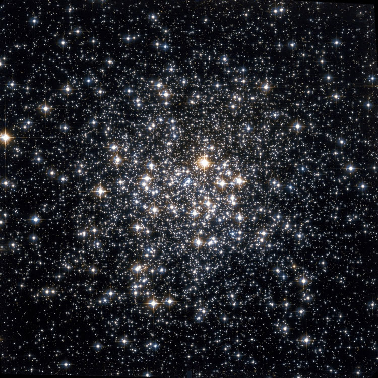 HST image of core of globular cluster NGC 6171, also known as M107