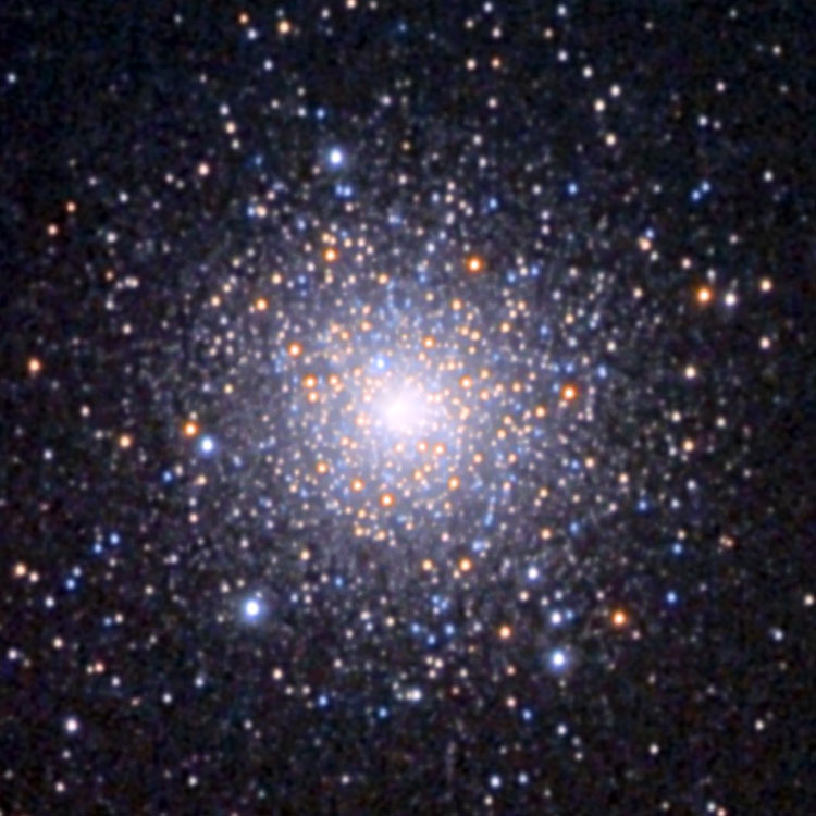 Misti Mountain Observatory closeup of globular cluster NGC 6864, also known as M75