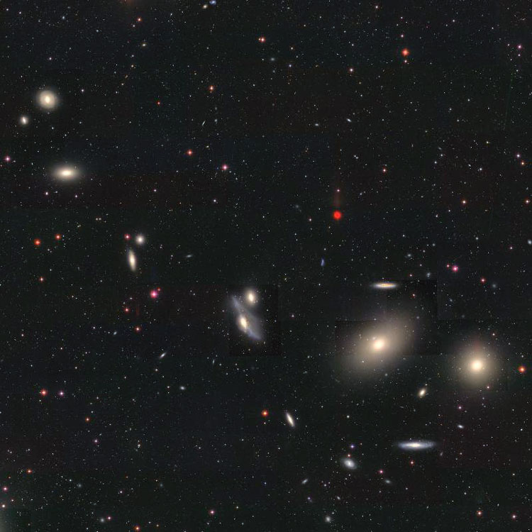 SDSS image of Markarian's Chain