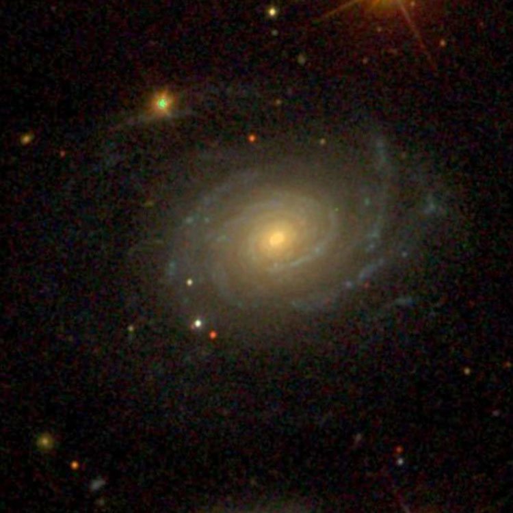 SDSS image of spiral galaxy NGC 1