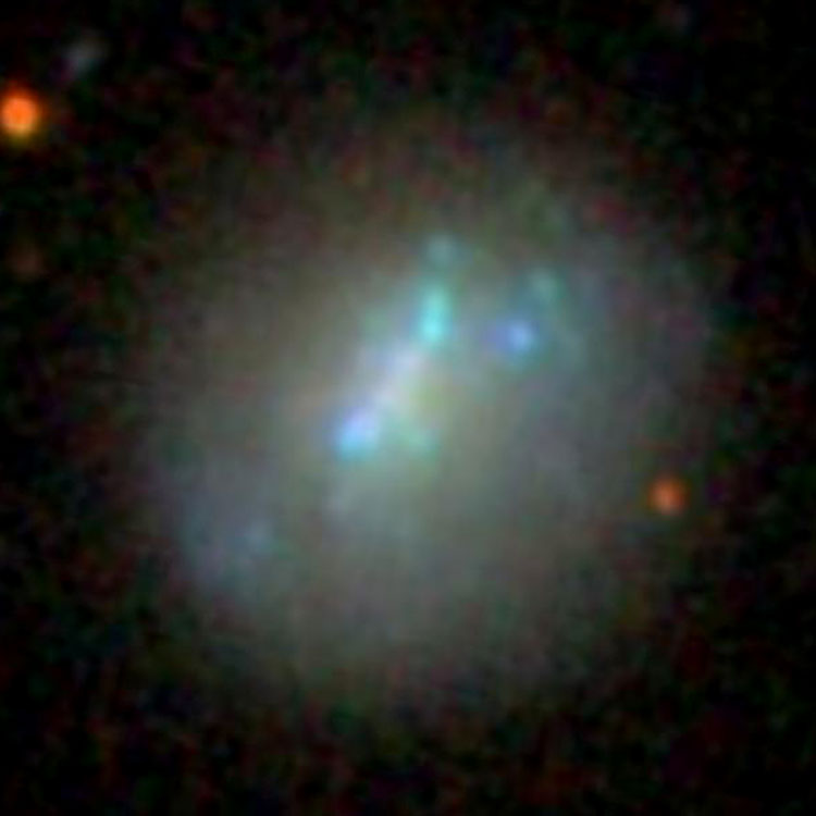 SDSS image of irregular galaxy NGC 1034