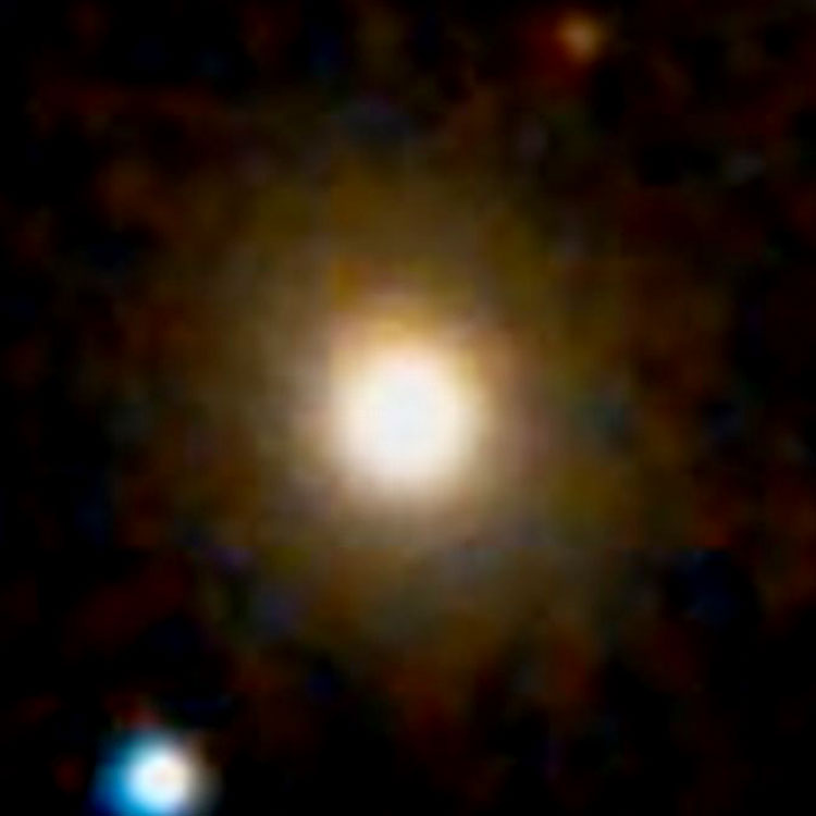 DSS image of lenticular galaxy NGC 1046