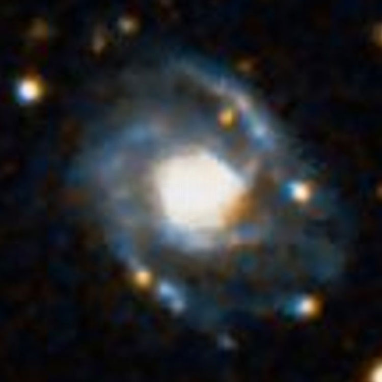 DSS image of spiral galaxy NGC 1086