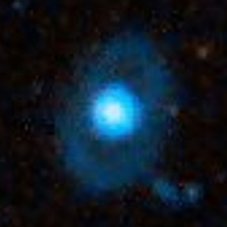 DSS image of lenticular galaxy NGC 1124