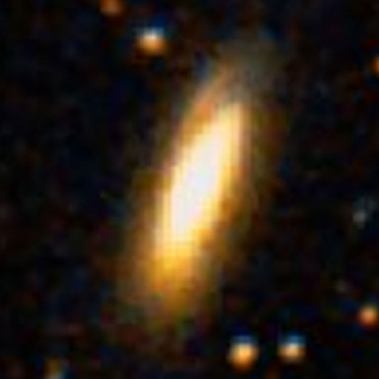 DSS image of lenticular galaxy NGC 1221