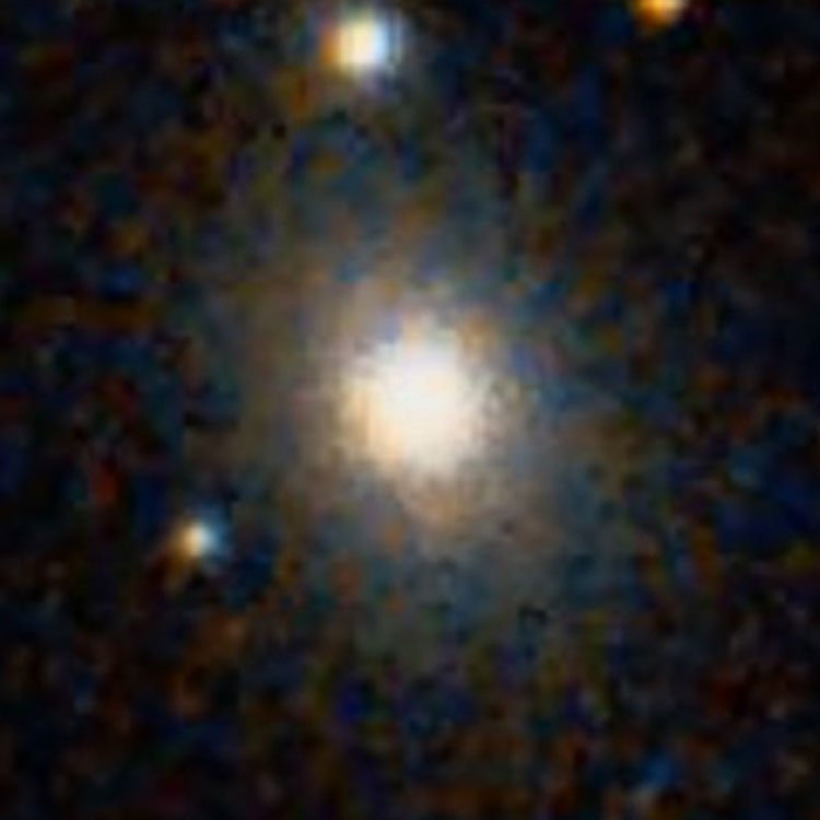 DSS image of lenticular galaxy NGC 1284