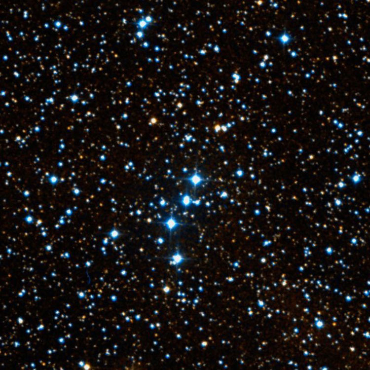DSS image of open cluster NGC 133