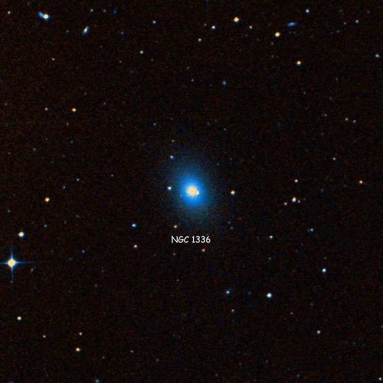 DSS image of region near lenticular galaxy NGC 1336