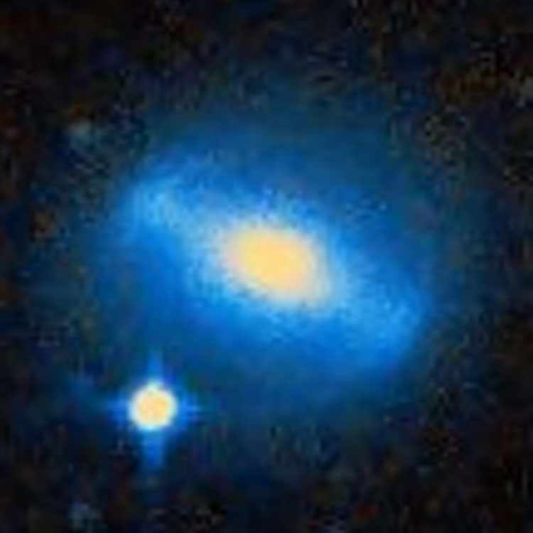DSS image of lenticular galaxy NGC 1460