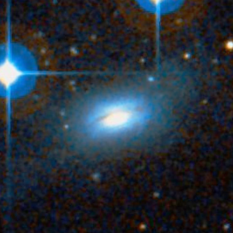 DSS image of lenticular galaxy NGC 1482